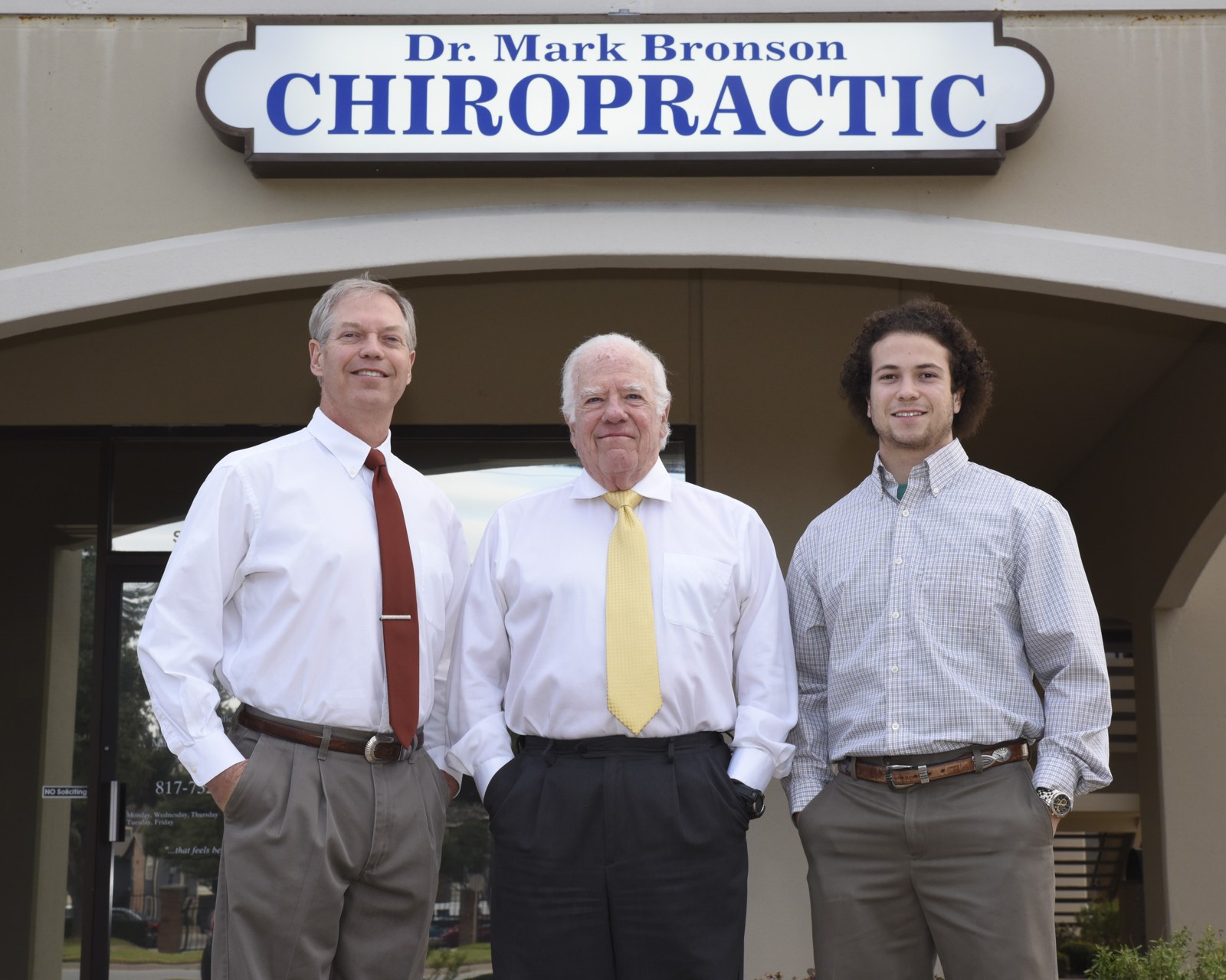 Three generations of Bronson family chiropractors in Fort Worth